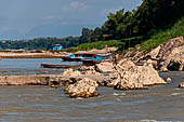 Luang Prabang, Laos - Walking along the riverfront of the Mekong 